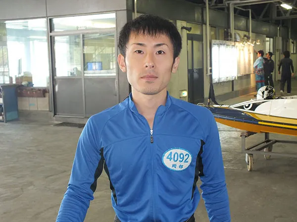 2022年唐津の地元レースで優勝した岡部大輔選手。佐賀支部・ボートレース唐津・競艇